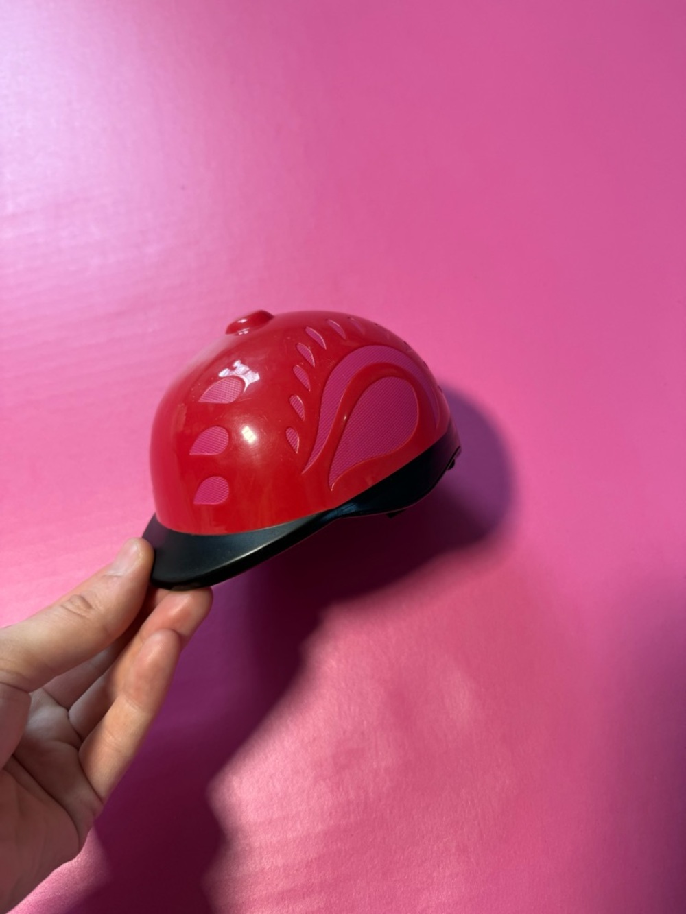 American Girl Doll Helmet – Red – Play Condition